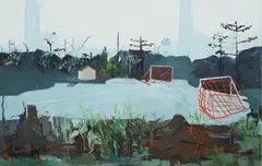 Marina Rheingantz, Pelada Caipira, 2011, oil on canvas
