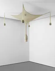 Bo Gen Landy Scap Egg, Dayli by Ernesto Neto, 2009, polyamid tul and stocking, styrofoam balls and glass beads, offered Nov 2016