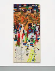 Federico Herrero, Landscape, 2004, oil, acrylic, spray paint and permanent marker on canvas