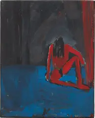 Guillermo Kuitca, No. 17, 1988, oil on canvas
