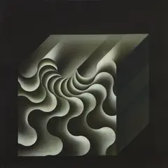 Julio Le Parc, Modulation 229 (Thème 67 a variation), 1979, oil on canvas