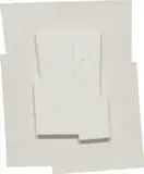 Carmelo Arden Quin, Forme Blanche Relief, 1949, wood relief with polished lacquer