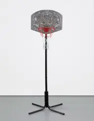 Darío Escobar, Untitled, 1999, iron, steel, wood, plastic, tin and silver
