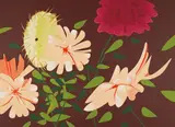 Alex Katz, Late Summer Flowers, 2013, Screenprint in colors, on 4-ply Museum Board, the full sheet,
