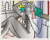 Nude Reading by Roy Lichtenstein, 1994, Relief print in colors, on Rives BFK mold-made paper, with full margins,, sold Apr 2016