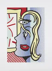 Art Critic by Roy Lichtenstein, 1996, Screenprint in colors, on Somerset paper, with full margins,, sold Apr 2016