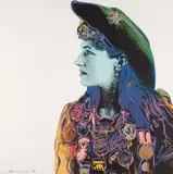 Andy Warhol, Annie Oakley, from Cowboys and Indians, 1986, Screenprint in colors, on Lenox Museum Board, the full sheet,