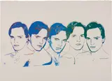 Andy Warhol, Miguel Bose, 1983, Unique screenprint in colors, on wove paper, the full sheet,