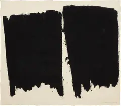 Richard Serra, Reykjavik, 1991, Paintstick on screenprint, on Fuji hand-made paper, the full sheet,