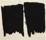 Richard Serra, Reykjavik, 1991, Paintstick on screenprint, on Fuji hand-made paper, the full sheet,