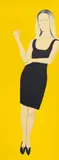 Alex Katz, Yvonne, from Black Dress series, 2015, Screenprint in colors, on wove paper, the full sheet,