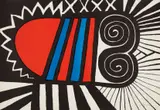 Papoose by Alexander Calder, 1969, Lithograph in colors, on wove paper, the full sheet,, sold Apr 2016