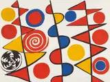 Pennants by Alexander Calder, 1965, Lithograph in colors, on wove paper, the full sheet,, sold Apr 2016