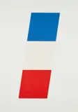 Blue/White/Red by Ellsworth Kelly, 1970-71, Lithograph in colors, on Arjomari paper, with full margins,, sold Apr 2016