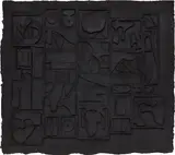 Nightscape by Louise Nevelson, 1975, Cast paper relief print, on wove paper, the full sheet,, sold Apr 2016