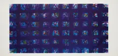 La notte (Night) by Sam Francis, 1988, Etching and aquatint in colors, on Fabriano paper, with full margins,, sold Apr 2016