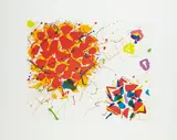 Sam Francis, Senza Titolo II, 1987, Etching aquatint and drypoint in colors, on Fabriano paper, with full margins,