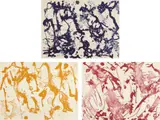 Lee Krasner, Primary Series, 1969, The complete set of three lithographs in colors, on Arches paper, the full sheets,