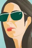 Alex Katz, Ada with Sunglasses, from Alex and Ada, the 1960's to the 1980's, 1990, Screenprint in colors, on Arches paper, the full sheet,