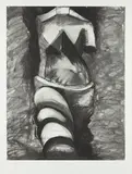 Jim Dine, Black and White Cubist Venus, 1985, Etching with aquatint and electric tools, on Hahnemühle paper, with full margins,