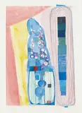 Amy Sillman, Untitled Big #1, 1999, Monotype in colors, on wove paper, with full margins
