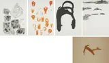 Trace II: five Untitled prints by Joseph Beuys, 1977, Five lithographs in colors, on wove and one on grayish-brown wrapping paper, the full sheets,, sold Apr 2016