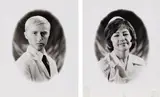 Untitled (Doctor and Nurse diptych) by Cindy Sherman, 1980-87, Gelatin silver print diptych, on semi-gloss double weight photo paper, with full margins, sold Apr 2016