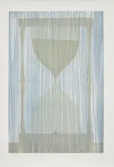 Hourglass by Ed Ruscha, 1988, Aquatint in colors with drypoint and roulette, on Somerset paper, with full margins,, sold Apr 2016