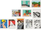 Ken Price, The Plain of Smokes, 1981, The complete set of 20 screenprints (18 in colors), on Arches 88 paper, with full margins, with accompanying text by Harvey Mudd, title page and colophon,