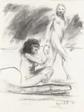 Eric Fischl, Untitled (Beach Scene)