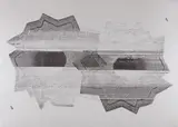 Nate Lowman, Bullet Hole, 2010, Screenprint, on silver metallic paper, with full margins,