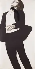 Jonathan, from Men in the Cities by Robert Longo, 1988, Lithograph in black and gray, on wove paper, the full sheet,, sold Apr 2016