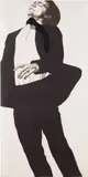 Robert Longo, Jonathan, from Men in the Cities, 1988, Lithograph in black and gray, on wove paper, the full sheet,