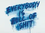 Mel Bochner, Everybody is Full of Shit, 2012, Etching with aquatint in colors, on wove paper, the full sheet,