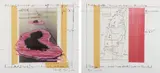 Christo, Surrounded Islands, Project for Biscayne Bay, Greater Miami, Florida, 1987, Two part print comprised of photograph, collotype and screenprint with collage of map, pink woven fabric and masking tape, on Fabriano paper, the full sheet,
