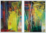 Gerhard Richter, Victoria I and II, 2003, Two offset lithographs in colours, on smooth wove paper, with full margins,