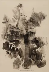 Sky Hook, from Stoned Moon Series by Robert Rauschenberg, 1969, Lithograph, on Arjomari paper, with full margins,, sold Apr 2016