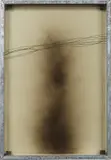 Yannis Kounellis, Untitled (Smoke), 1990, Etching, on BFK rag paper, the full sheet, and sheet of smoked glass, in galvanized iron case,