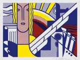 Modern Art Poster by Roy Lichtenstein, 1967, Screenprint in colors, on wove paper, with full margins,, sold Apr 2016
