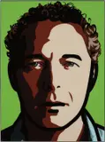 Julian by Julian Opie, 2013, Archival inkjet print in colors, on Epson Premium Glossy Photo Paper, laminated to glass and backed with Dibond (as issu, sold Apr 2016