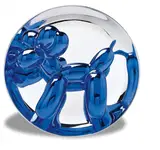 Jeff Koons, Balloon Dog (Blue), 2002, Porcelain multiple painted in chrome,