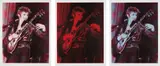 Russell Young and Mick Rock, David Bowie: three prints, 2008, Three screenprints in colors, on heavy wove paper, with full margins