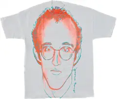 Keith Haring by Andy Warhol, circa 1986, Screenprint in colors, on cotton t-shirt,, sold Apr 2016