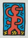 Keith Haring, Untitled, from Untitled, 1987, Screenprint in colors, on wove paper, with full margins,