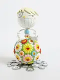 Takashi Murakami, Oval (Peter Norton Christmas Project 2000), 2000, Polychrome plastic multiple containing a mini CD,