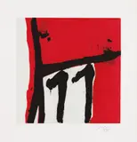 Mexican Night II by Robert Motherwell, 1984, Etching and aquatint in colors, on Whatman paper, with full margins, sold Oct 2016