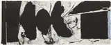 Elegy Black Black by Robert Motherwell, 1983, Lithograph in colors, on TGL handmade paper, the full sheet, sold Oct 2016