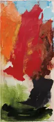 Untitled by Friedel Dzubas, 1984, Monotype in colors, on heavy wove paper, the full sheet, sold Oct 2016