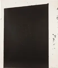 Malcolm X by Richard Serra, 1981, Lithograph, on Arches Cover paper, the full sheet, sold Oct 2016