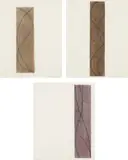 Robert Mangold, Untitled (three Column drawings)